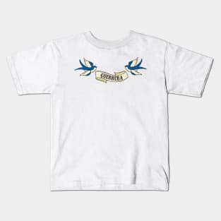 Guerrera - bird design Kids T-Shirt